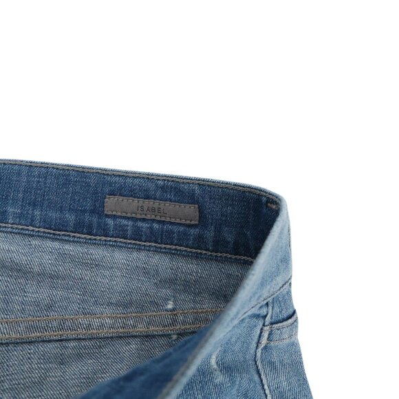 AGOLDE Isabel Slim Boyfriend Distressed Denim Jeans 26 - Picture 4 of 7